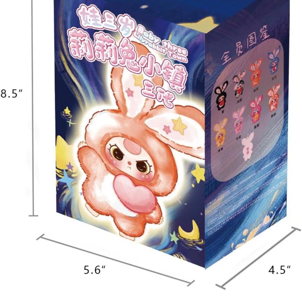 BabyThree Lily Rabbit Town V3 Plush Blind Box New Unopened - Picture 9 of 9